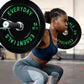 Conjunto de discos de peso para treinamento de força olímpica BalanceFrom Fitness de 260 libras