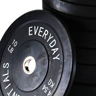 Conjunto de discos de peso para treinamento de força olímpica BalanceFrom Fitness de 260 libras