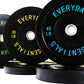 Conjunto de discos de peso para treinamento de força olímpica BalanceFrom Fitness de 260 libras