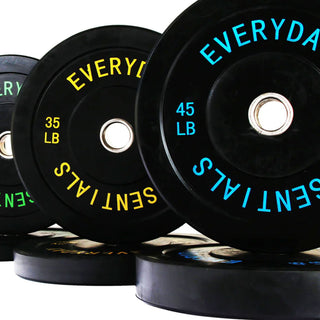 Conjunto de discos de peso para treinamento de força olímpica BalanceFrom Fitness de 260 libras