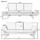 TOPMAX Outdoor Adjustable Patio Wooden Daybed Sofa Chaise Lounge