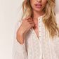 Loveshackfancy - Larine Pearl-embellished Blouse