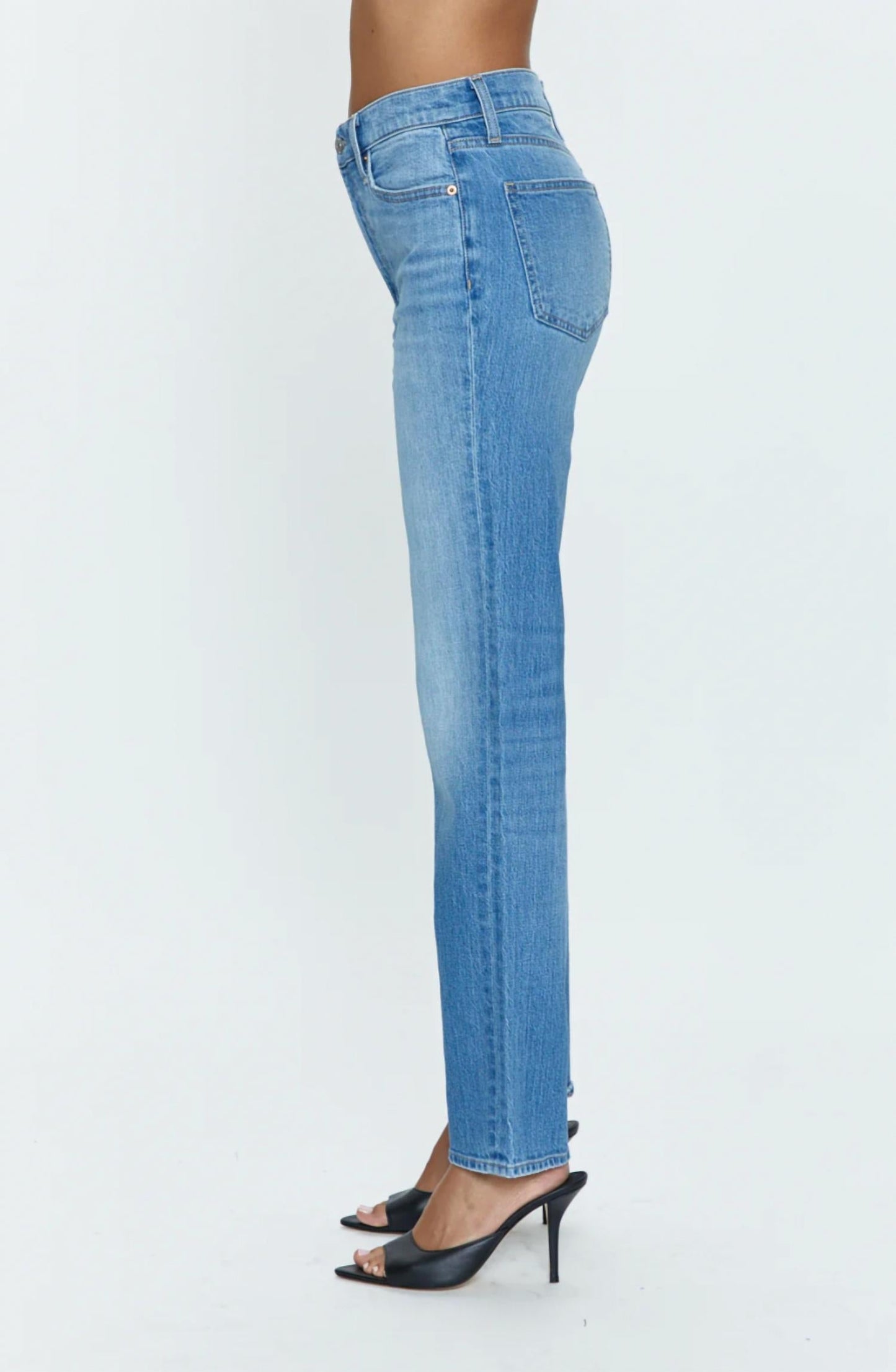 Pistola - Drew Mid Rise Classic Straight Leg Jeans