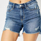 Judy Blue - Mid rise Hi-Lo Shorts