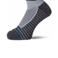 Meias esportivas masculinas Stance Mahalo Crew, pacote com 2, cinza, tamanho médio (tamanho de calçados 6 a 8,5 EUA)