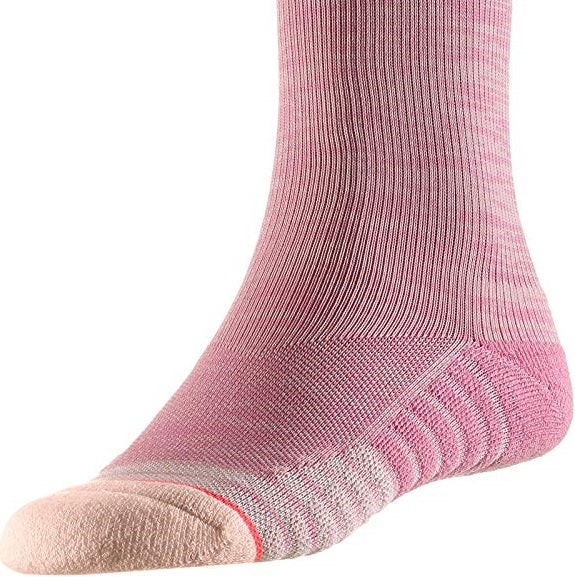 Pacote com 3 meias femininas Stance Circuit Crew, rosa, tamanho médio (tamanhos de calçados: 8 a 10,5 EUA)