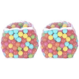 Bolas de piscina de 2,3" BalanceFrom Fitness com bolsa de armazenamento, multicoloridas (pacote com 2)