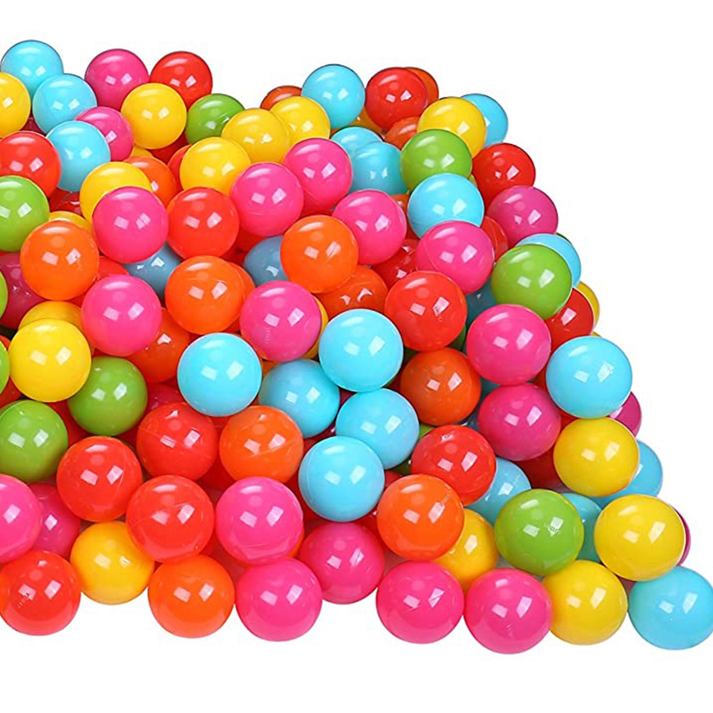 Bolas de piscina de 2,3" BalanceFrom Fitness com bolsa de armazenamento, multicoloridas (pacote com 3)