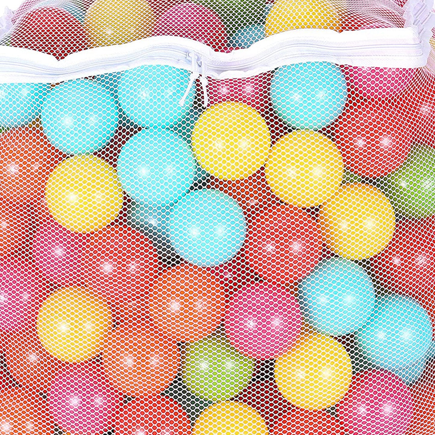 Bolas de piscina de 2,3" BalanceFrom Fitness com bolsa de armazenamento, multicoloridas (pacote com 3)