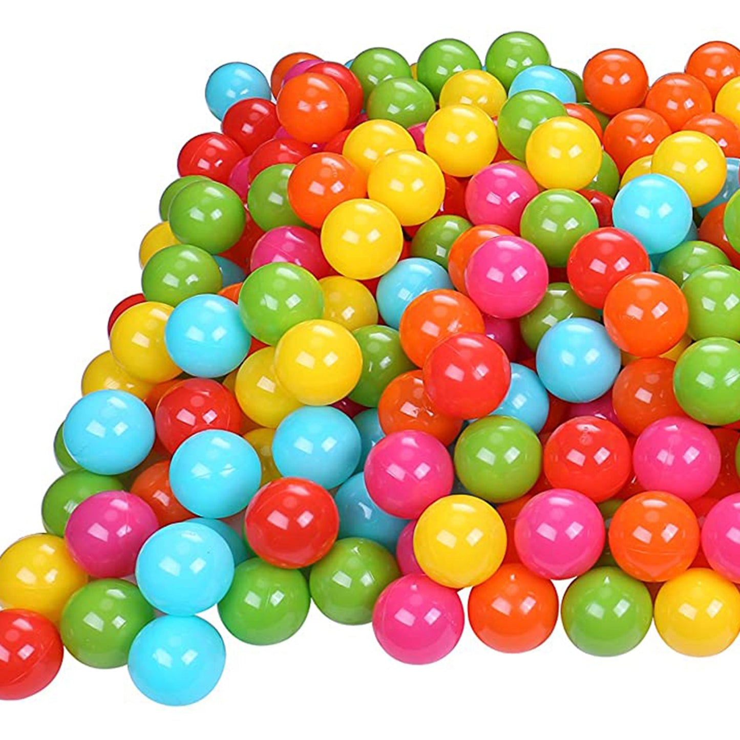 Bolas de piscina de 2,3" BalanceFrom Fitness com bolsa de armazenamento, multicoloridas (pacote com 3)