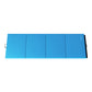 Tapete de ginástica dobrável BalanceFrom Fitness com trave de equilíbrio secional no chão, azul