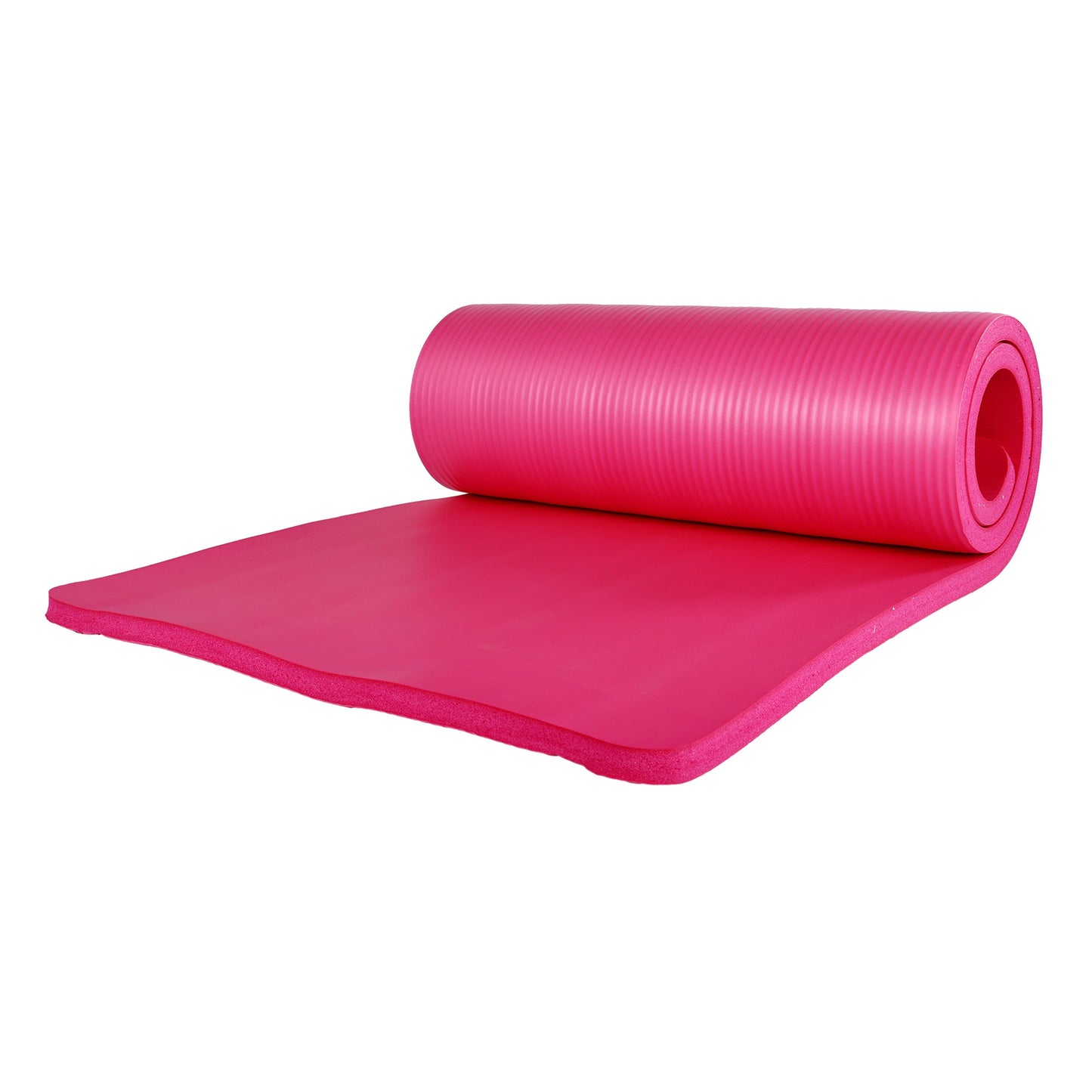 Conjunto de ioga BalanceFrom Fitness com 7 peças, tapete, faixa elástica e joelheira, rosa