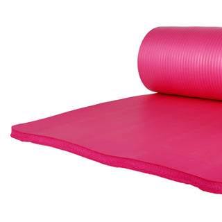 Conjunto de ioga BalanceFrom Fitness com 7 peças, tapete, faixa elástica e joelheira, rosa