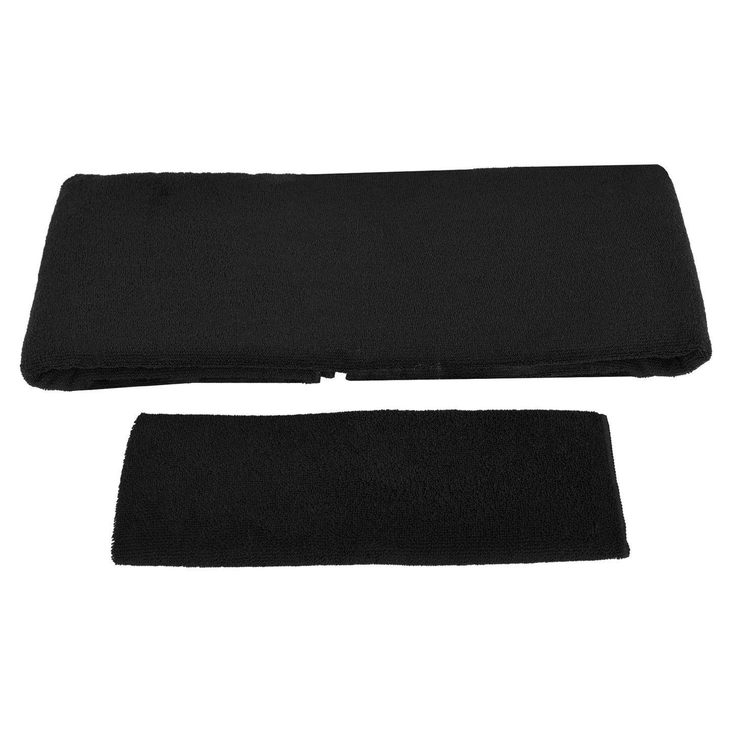 Conjunto de ioga BalanceFrom Fitness com 7 peças, tapete, faixa elástica e joelheira, preto