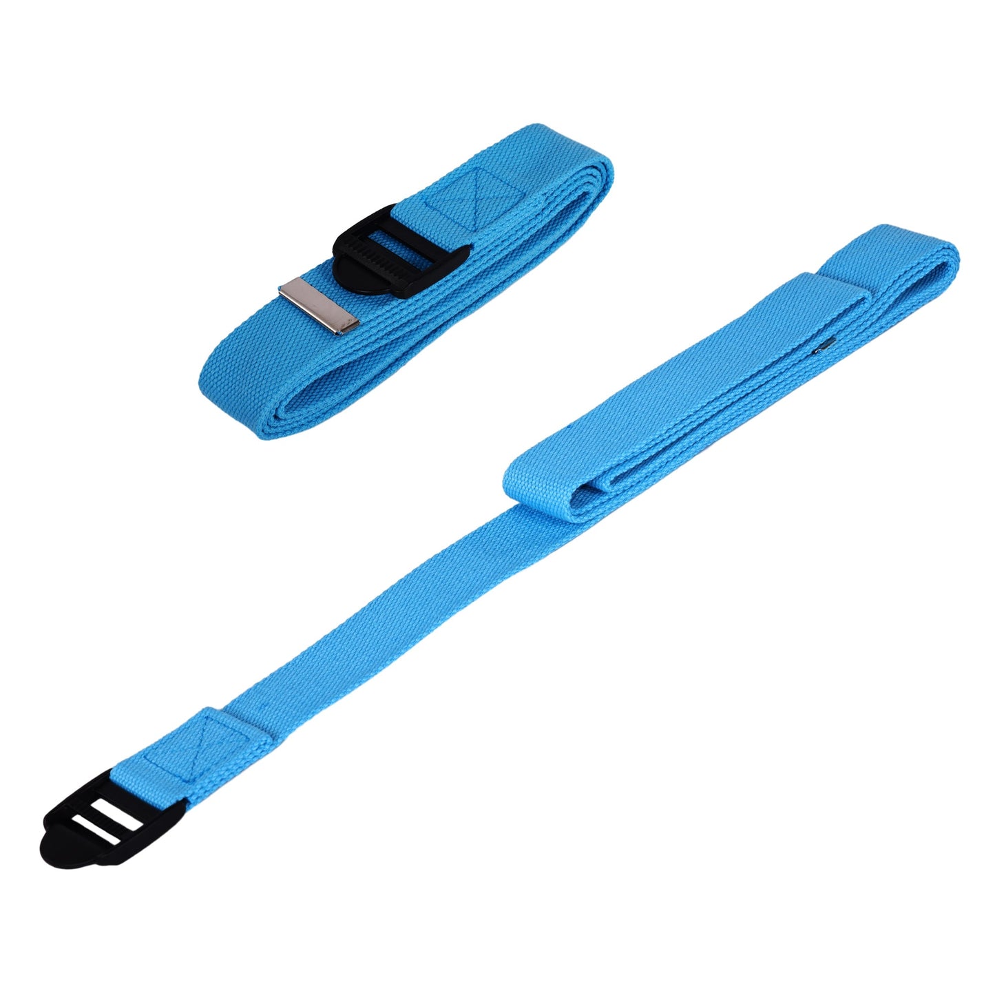 Conjunto de ioga BalanceFrom Fitness com 7 peças, tapete, faixa elástica e joelheira, azul