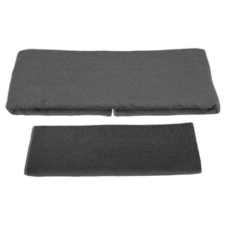 Conjunto de ioga BalanceFrom Fitness com 7 peças, tapete, faixa elástica e joelheira, cinza