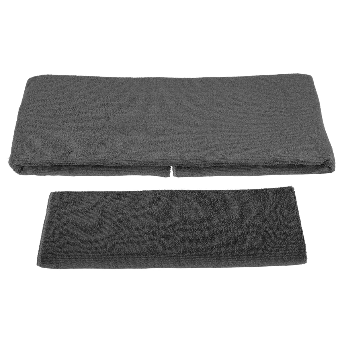 Conjunto de ioga BalanceFrom Fitness com 7 peças, tapete, faixa elástica e joelheira, cinza