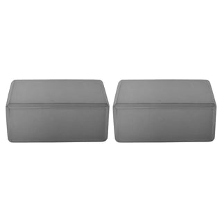 Conjunto de ioga BalanceFrom Fitness com 7 peças, tapete, faixa elástica e joelheira, cinza
