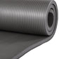 Conjunto de ioga BalanceFrom Fitness com 7 peças, tapete, faixa elástica e joelheira, cinza