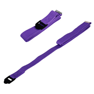 Conjunto de ioga BalanceFrom Fitness com 7 peças, tapete, faixa elástica e joelheira, roxo