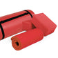 Tapete de ioga antirruptura BalanceFrom Fitness 71" x 24" com alça, joelheira e blocos, vermelho