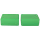 Tapete de ioga anti-rasgo BalanceFrom Fitness 71" x 24" com alça, joelheira e blocos, verde