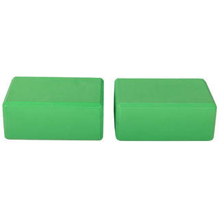 Tapete de ioga anti-rasgo BalanceFrom Fitness 71" x 24" com alça, joelheira e blocos, verde