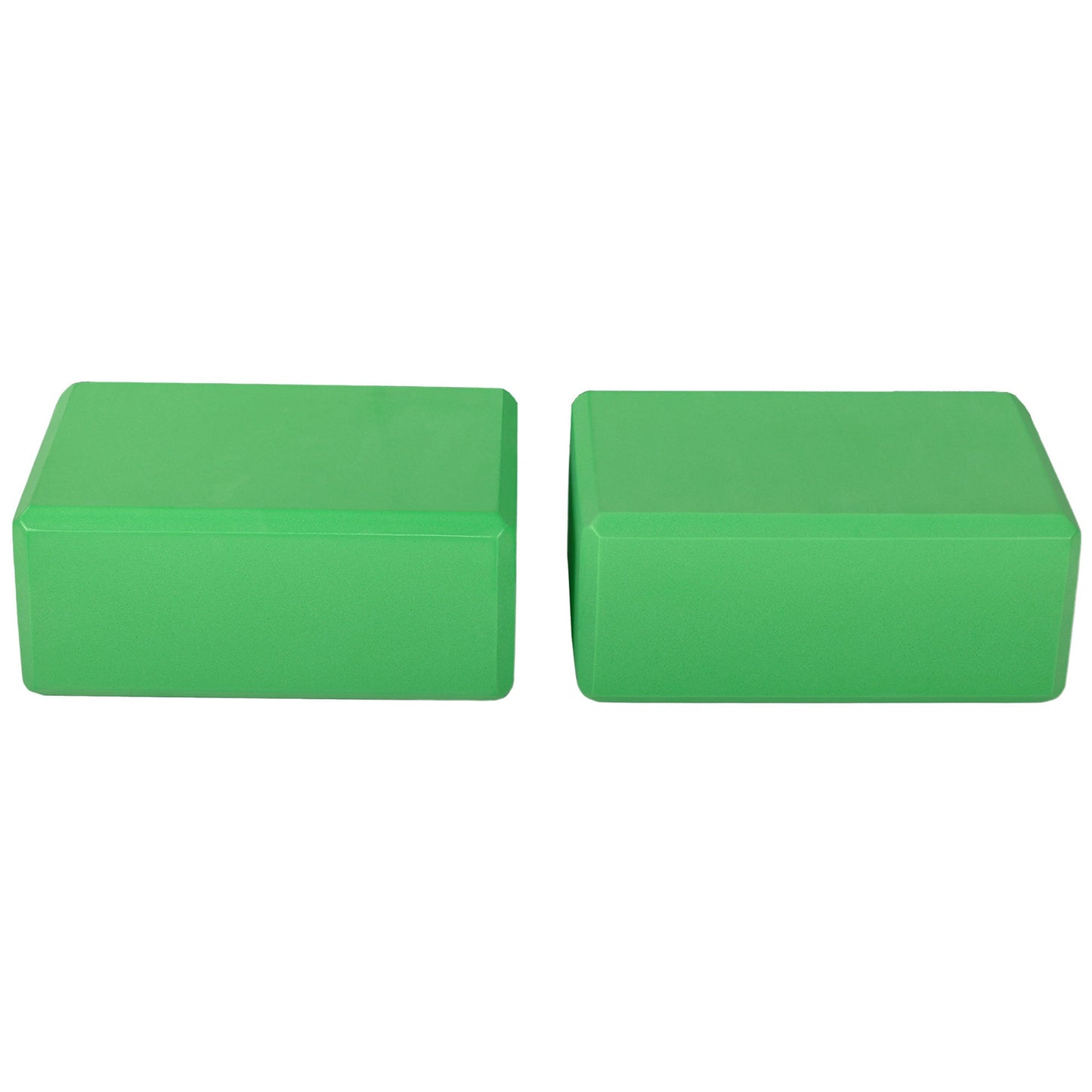 Tapete de ioga anti-rasgo BalanceFrom Fitness 71" x 24" com alça, joelheira e blocos, verde