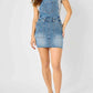 Judy Blue - Fancy Like Denim Overall Skirt