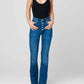 Blanknyc - Hoyt exposed button high rise mini boot cut Jean