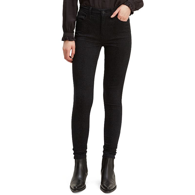 Levi's Women's 720 Python-Print High-Rise Super Skinny Jeans