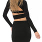 Kendall + Kylie - Compact Long Sleeve Crop Top