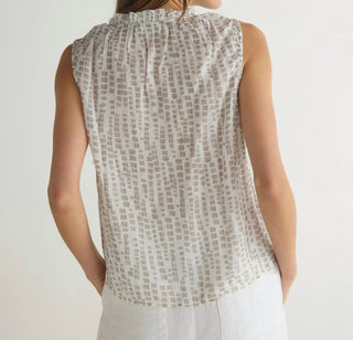 Bella Dahl - Regata com decote babado