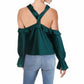 Likely - Open Shoulder Bell Sleeves Top