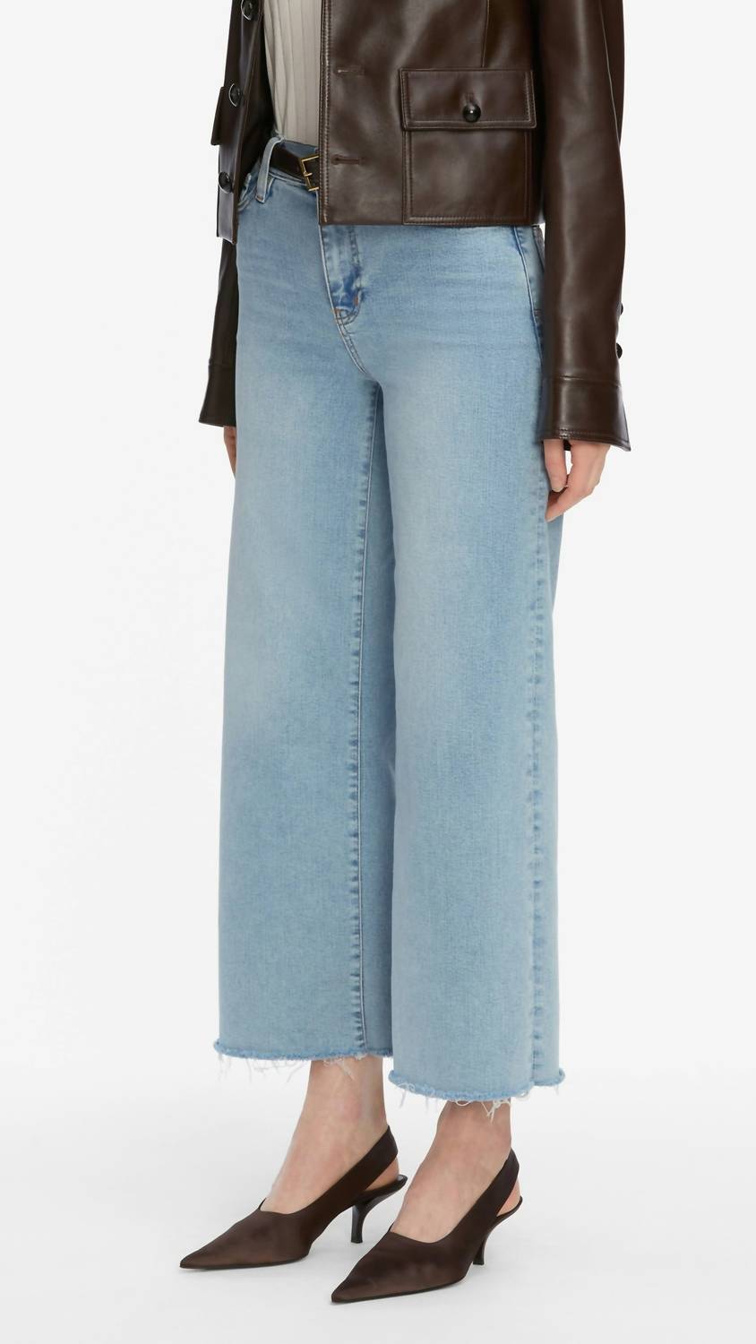 Frame - Denim Le Palazzo Crop Jeans