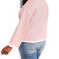 Double Take - Chic Dropped Shoulder Knit Top