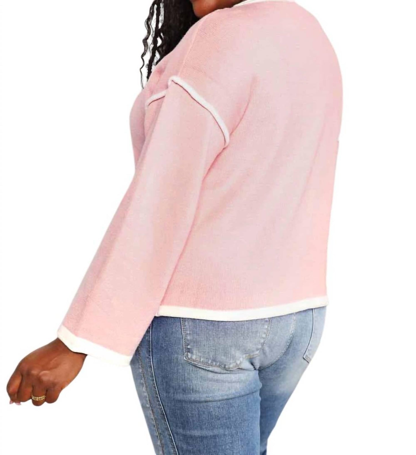 Double Take - Chic Dropped Shoulder Knit Top