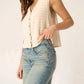 Project Social T - Viva Button Front Sweater Tank