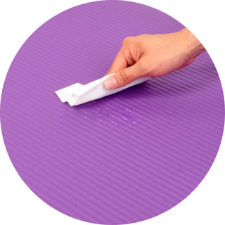 Tapete de ioga e alça de transporte Signature Fitness extra grosso de 1" para exercícios, roxo