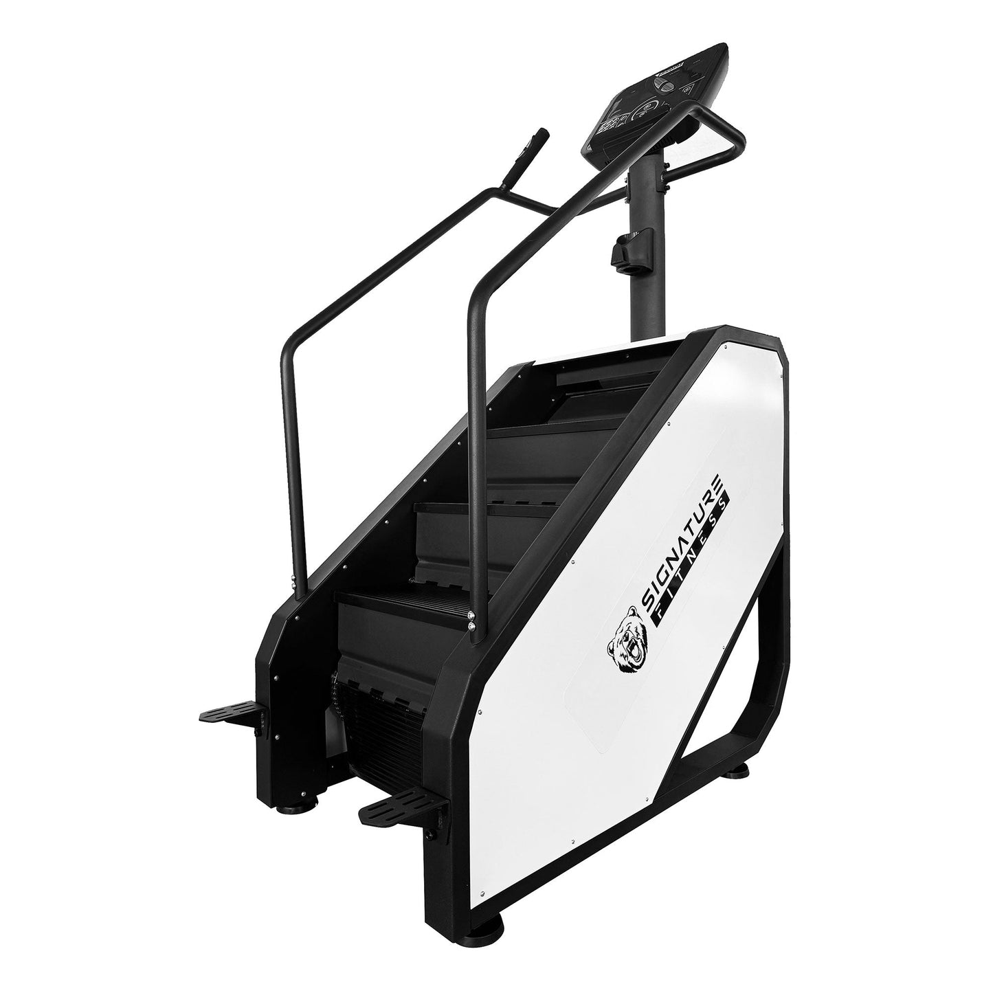 Signature Fitness Continuous Climber para exercícios cardiovasculares e da parte inferior do corpo, branco