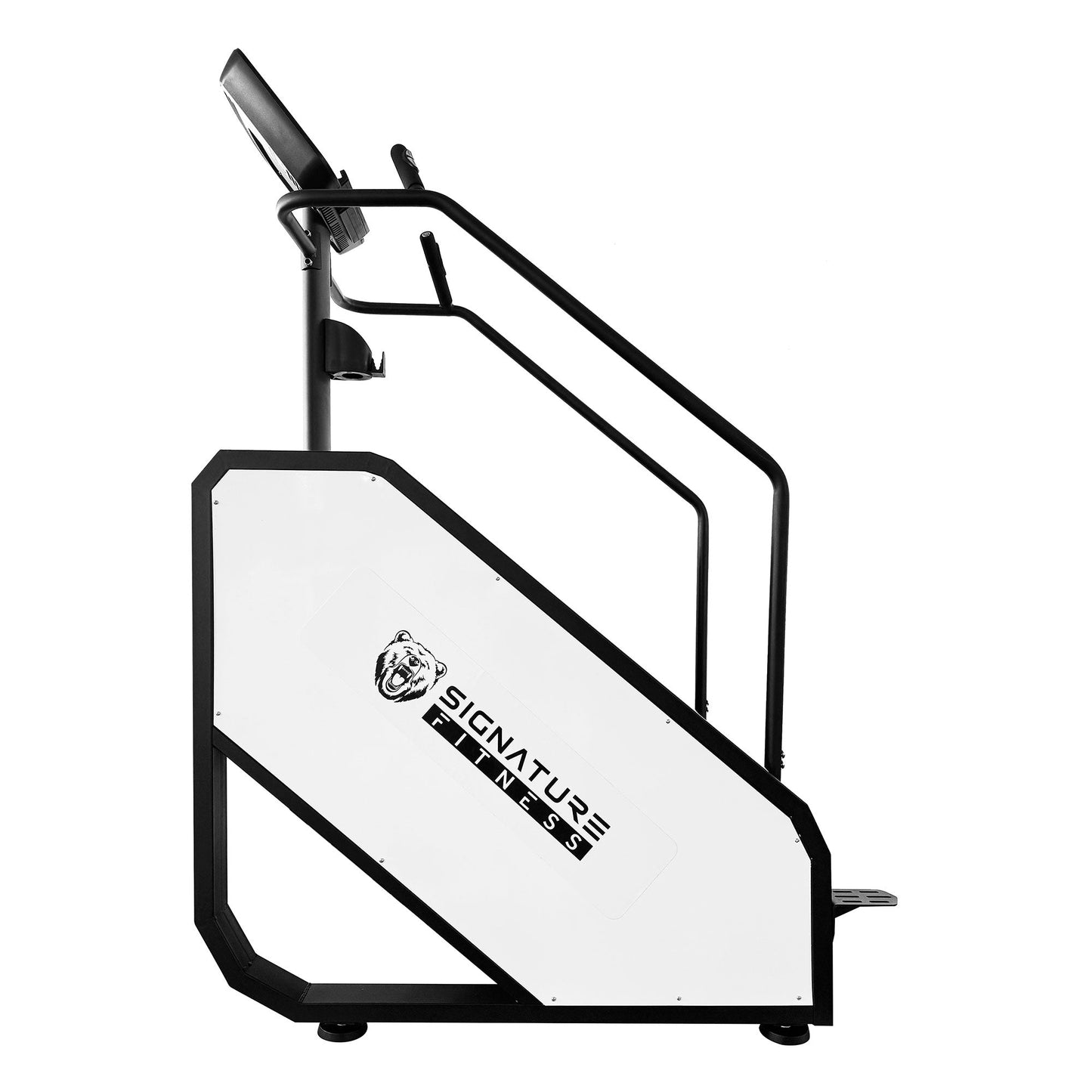 Signature Fitness Continuous Climber para exercícios cardiovasculares e da parte inferior do corpo, branco