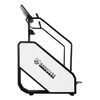 Signature Fitness Continuous Climber para exercícios cardiovasculares e da parte inferior do corpo, branco