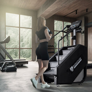 Signature Fitness Continuous Climber para exercícios cardiovasculares e da parte inferior do corpo, branco