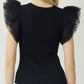 Entro - Lace Ruffle Top