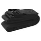 Conjunto de ioga BalanceFrom Fitness com 7 peças, tapete, faixa elástica e joelheira, preto