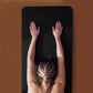 Conjunto de ioga BalanceFrom Fitness com 7 peças, tapete, faixa elástica e joelheira, preto