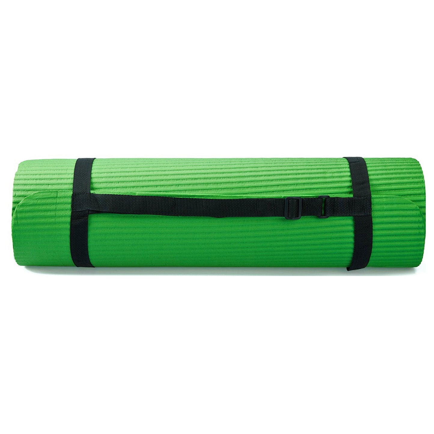 Conjunto de ioga BalanceFrom Fitness com 7 peças, tapete, faixa elástica e joelheira, verde