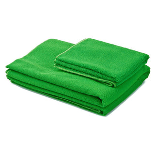 Conjunto de ioga BalanceFrom Fitness com 7 peças, tapete, faixa elástica e joelheira, verde