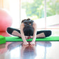 Conjunto de ioga BalanceFrom Fitness com 7 peças, tapete, faixa elástica e joelheira, verde