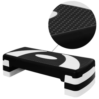Plataforma de treino aeróbico ajustável BalanceFrom Fitness com elevadores
